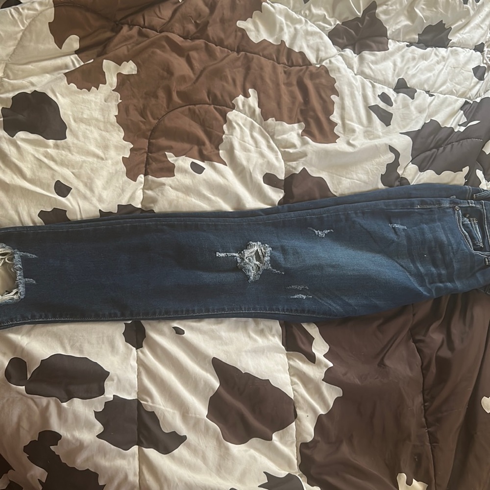 Judy blue Los Angeles slim fit size 9/29 Jeans with fringe at the bottom.